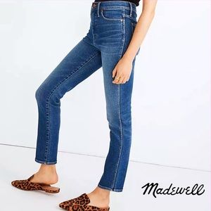 LIKE NEW Madewell Stovepipe High waisted tall Jean